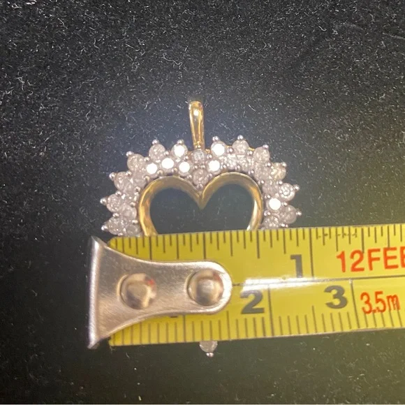 10K Diamond Pendant. 56 diamonds, JWBR.